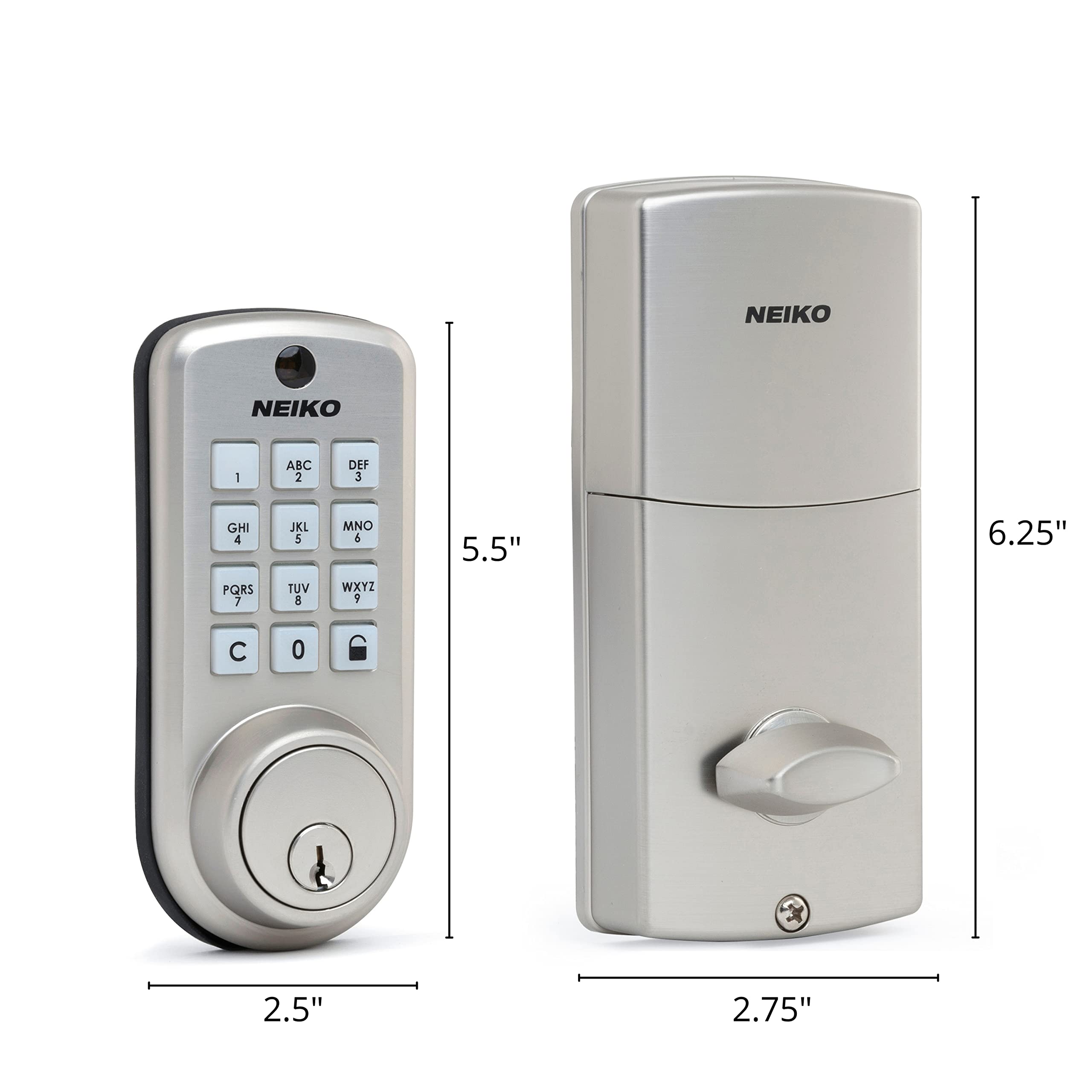 NEIKO 52906A Digital Door Lock - Keyless Entry with Electronic