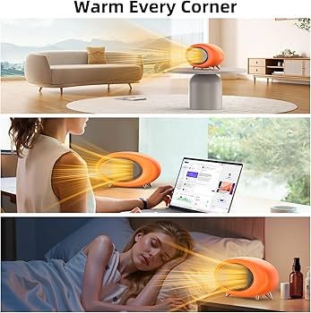 Amazon.com: Lmkeji Space Heater, 600W Small Desk Heater for Indoor