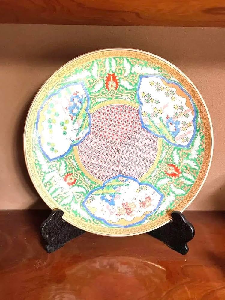 有田焼 哲山 大皿 飾り皿 骨董 アンティーク 昭和レトロ 直径約40cm