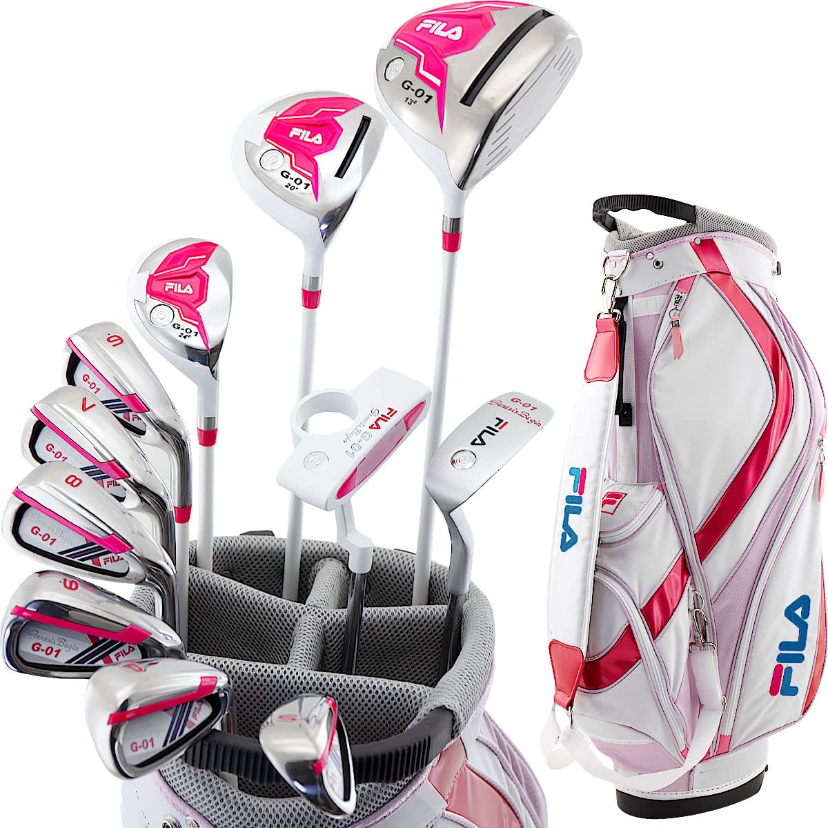 Amazon.co.jp: FILA GOLF レディースゴルフクラブセット【ホワイト