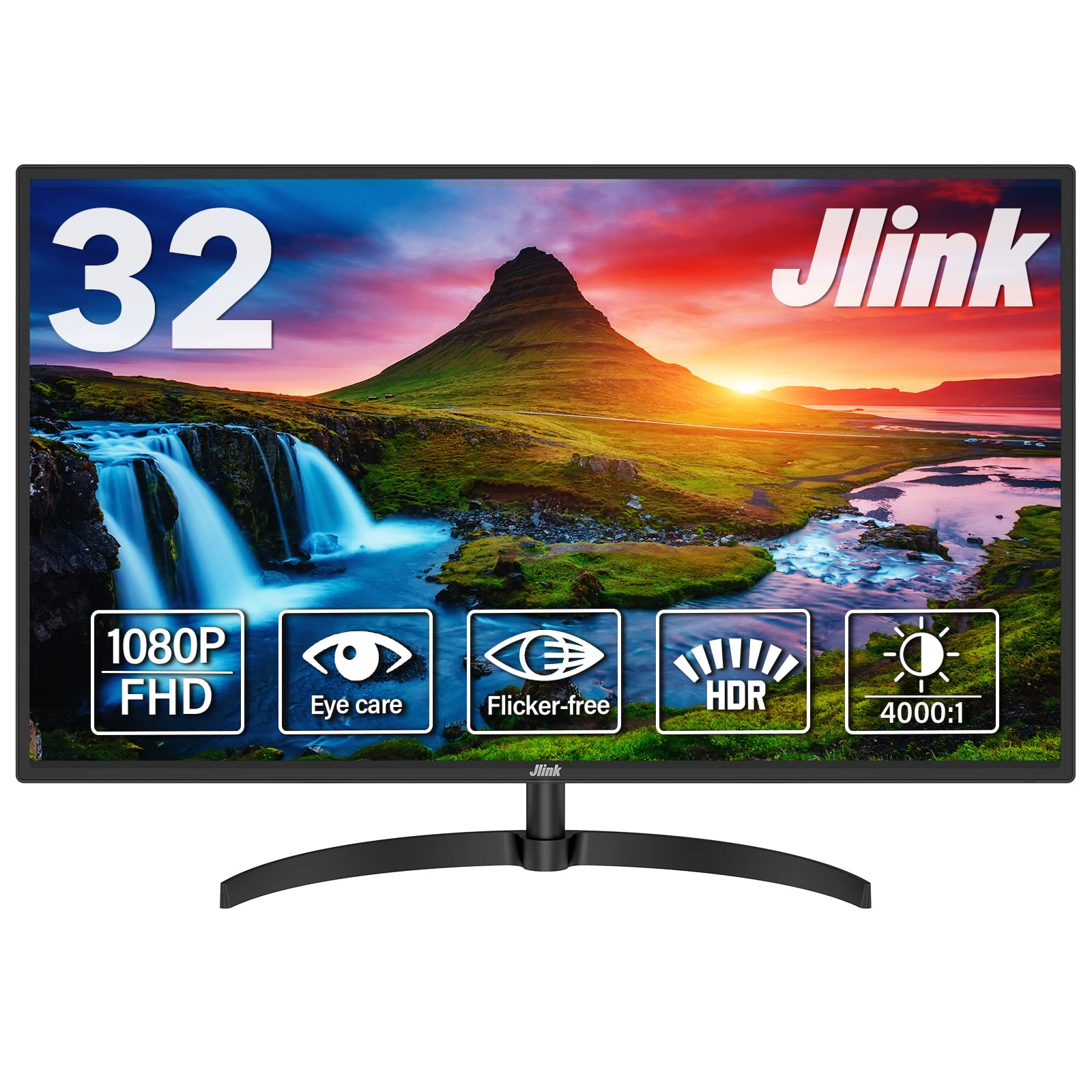 Amazon.co.jp: Jlink モニター 32インチ ディスプレイ 1920*1080P VA
