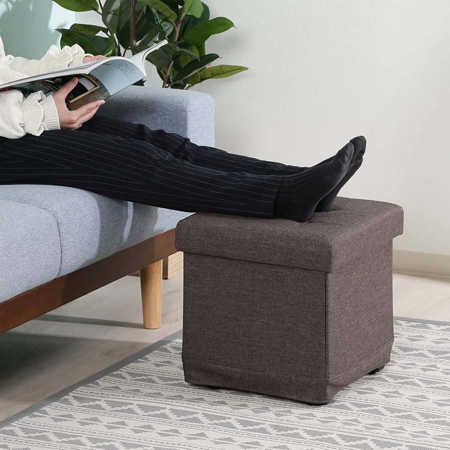 Amazon.co.jp: 不二貿易 収納スツール キャスター付き 椅子 折りたたみ