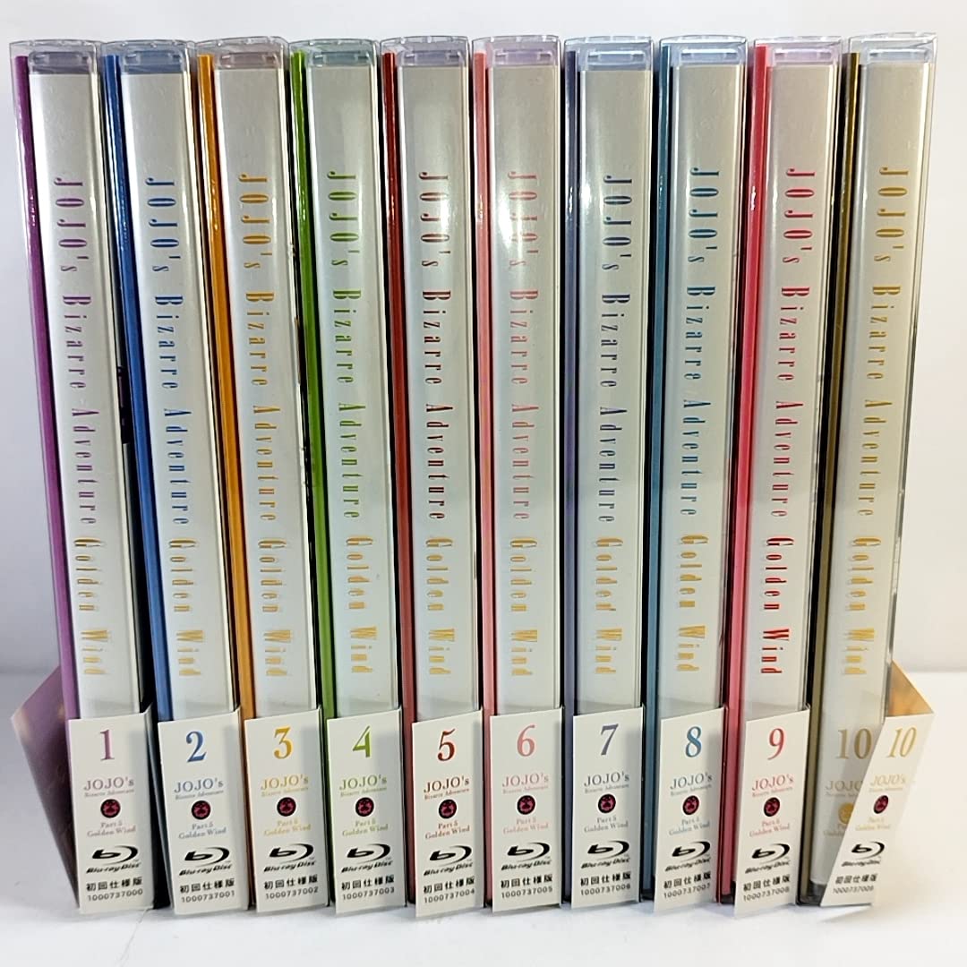 Amazon.co.jp: ジョジョの奇妙な冒険 黄金の風 初回仕様版 Blu-ray全10
