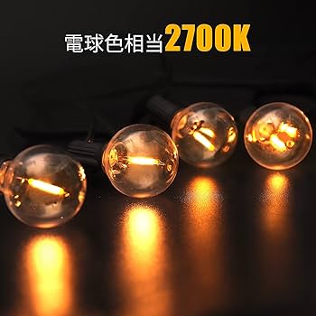 Amazon.co.jp: DSLeben LEDストリングライト 防雨型 延長コード