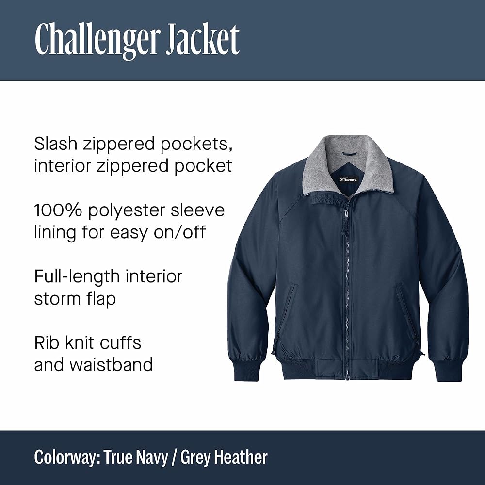 Port Authority Challenger Jacket J754, True Black/True Black, X