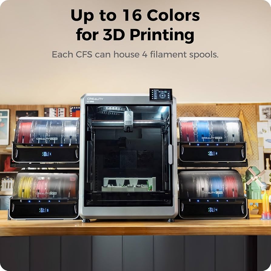 Amazon.co.jp: 公式Creality CFS、マルチカラー3Dプリンター