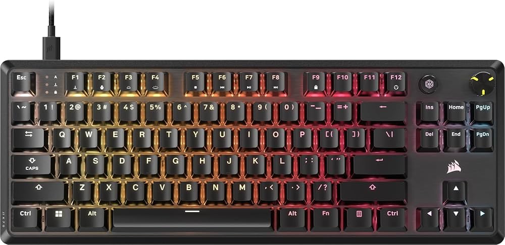 Amazon | Corsair K70 CORE TKL RGB テンキーレス メカニカル 有線