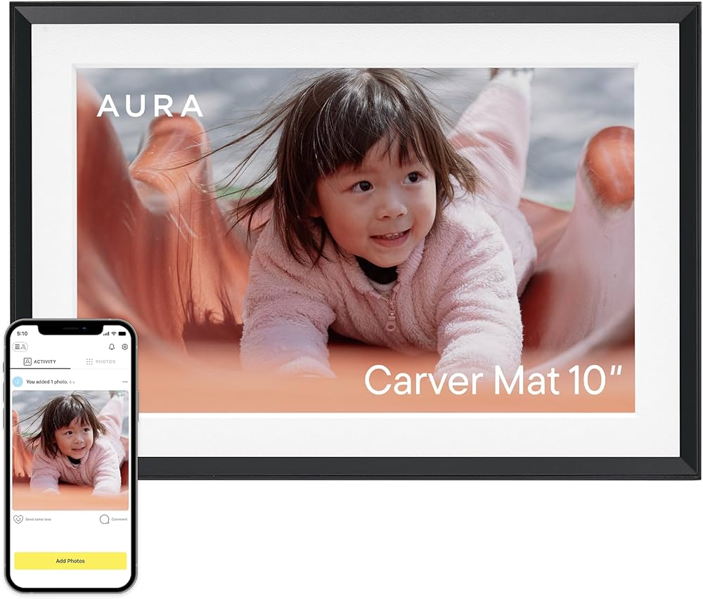Amazon | Aura Carver HD Smart Digital Picture Frame 10.1 Inch WiFi