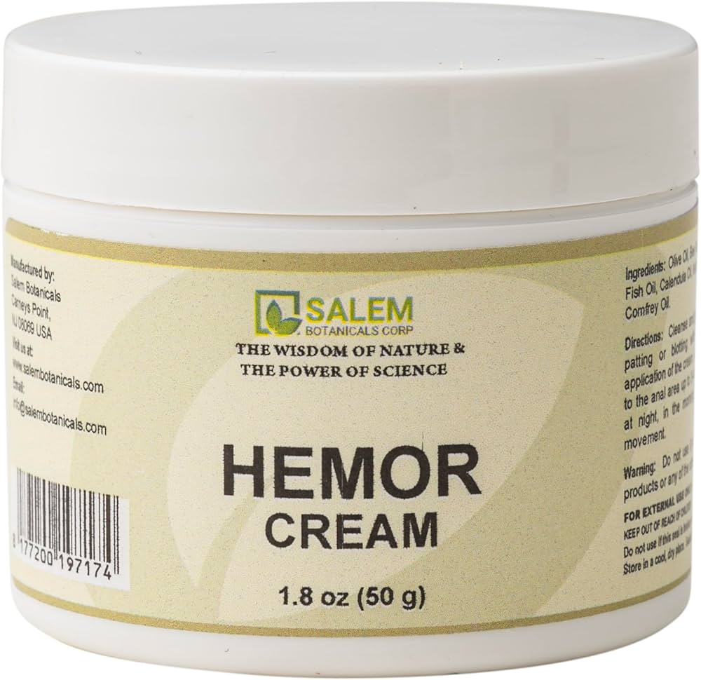 Amazon.com : Salem Botanicals Hemor Cream - Herbal Cream for