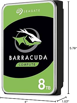 Amazon.com: Seagate BarraCuda 8 TB Internal Hard Drive HDD – 3.5