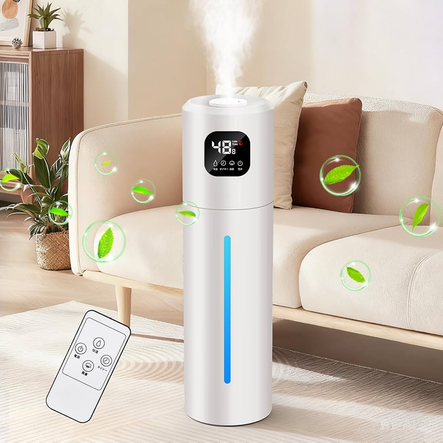 Amazon.co.jp: 加湿器 大容量 10L 【48時間連続加湿 3段階ミスト 自動