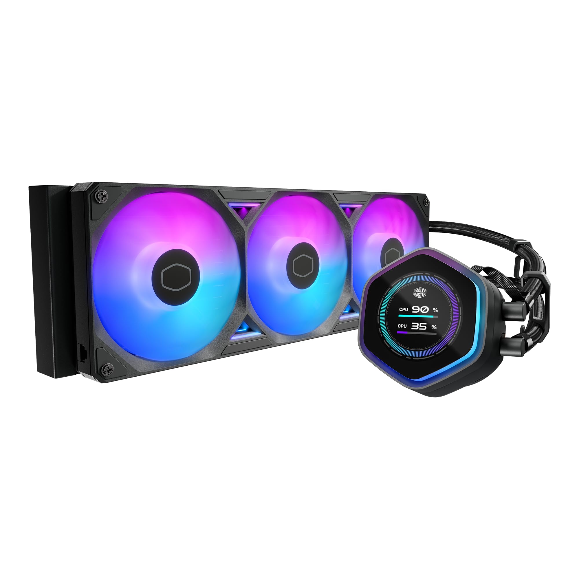Amazon.com: Cooler Master Atmos II 360 LCD AIO CPU Liquid Cooler