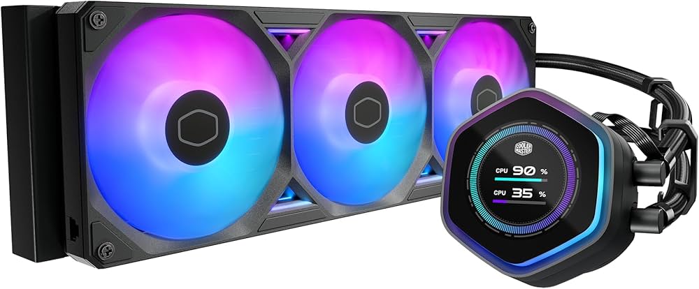 Amazon.com: Cooler Master Atmos II 360 LCD AIO CPU Liquid Cooler