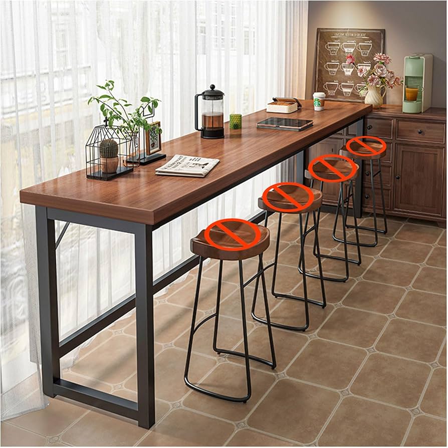 Amazon｜Dnowegas ハイカウンターテーブル 180cm カウンターテーブル