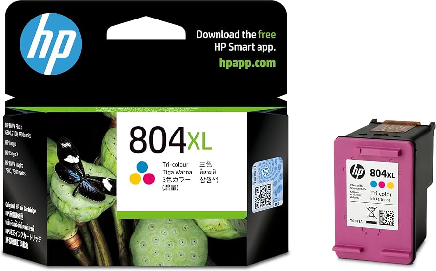 Amazon.co.jp: HP 804XL 純正 インクカートリッジ カラー 増量 T6N11AA
