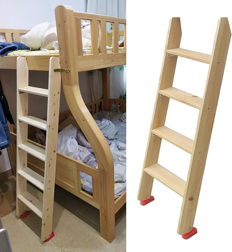 Amazon.co.jp: Wood Home RV二段はしご、滑り止めフットパッド付き