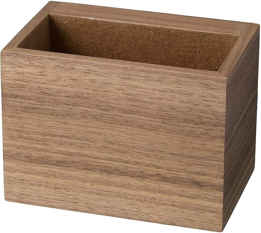 Amazon｜無印良品 壁に付けられる家具ポケット ウォールナット材突板