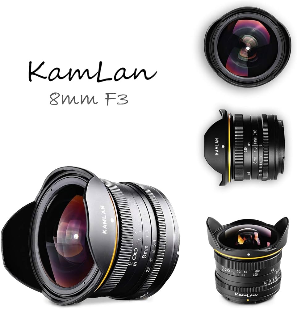 Amazon.co.jp: 【国内正規品】 KAMLAN 交換レンズ 単焦点魚眼レンズ