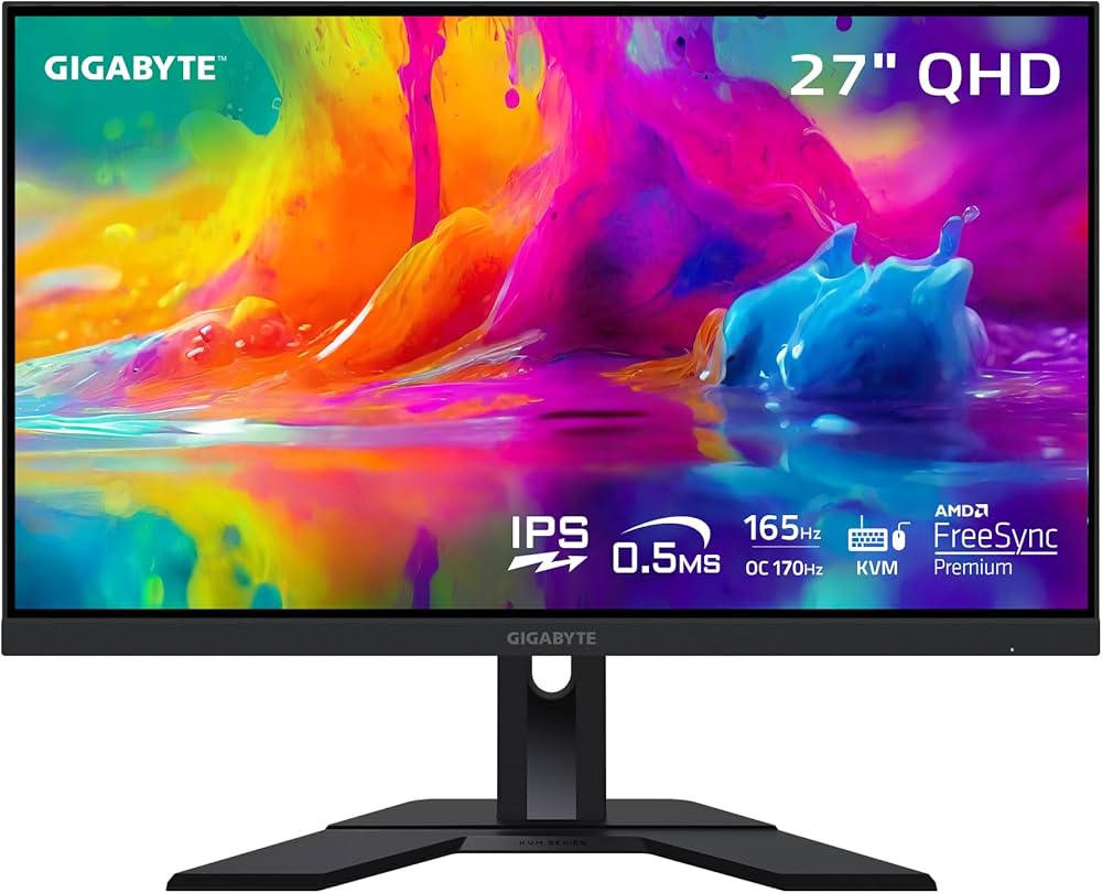 Amazon.co.jp: Gigabyte M27Q 27??? 170Hz 1440P KVM ??????????2560 x