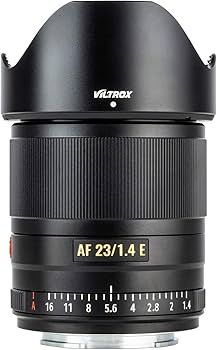 Amazon | VILTROX 単焦点レンズ AF 23mm F1.4 STM F1.4大口径 瞳AF