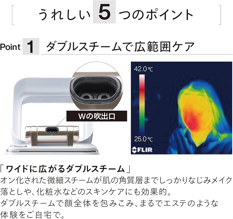 Amazon.co.jp: TWINBIRD(ツインバード) フェイススチーマー コンパクト