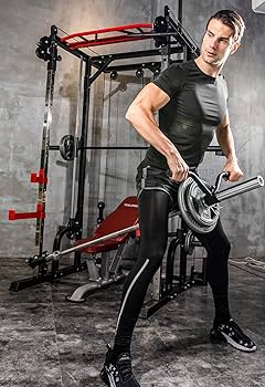 Amazon | ウェイトトレーニング用大型マシン マルチスミスマシン