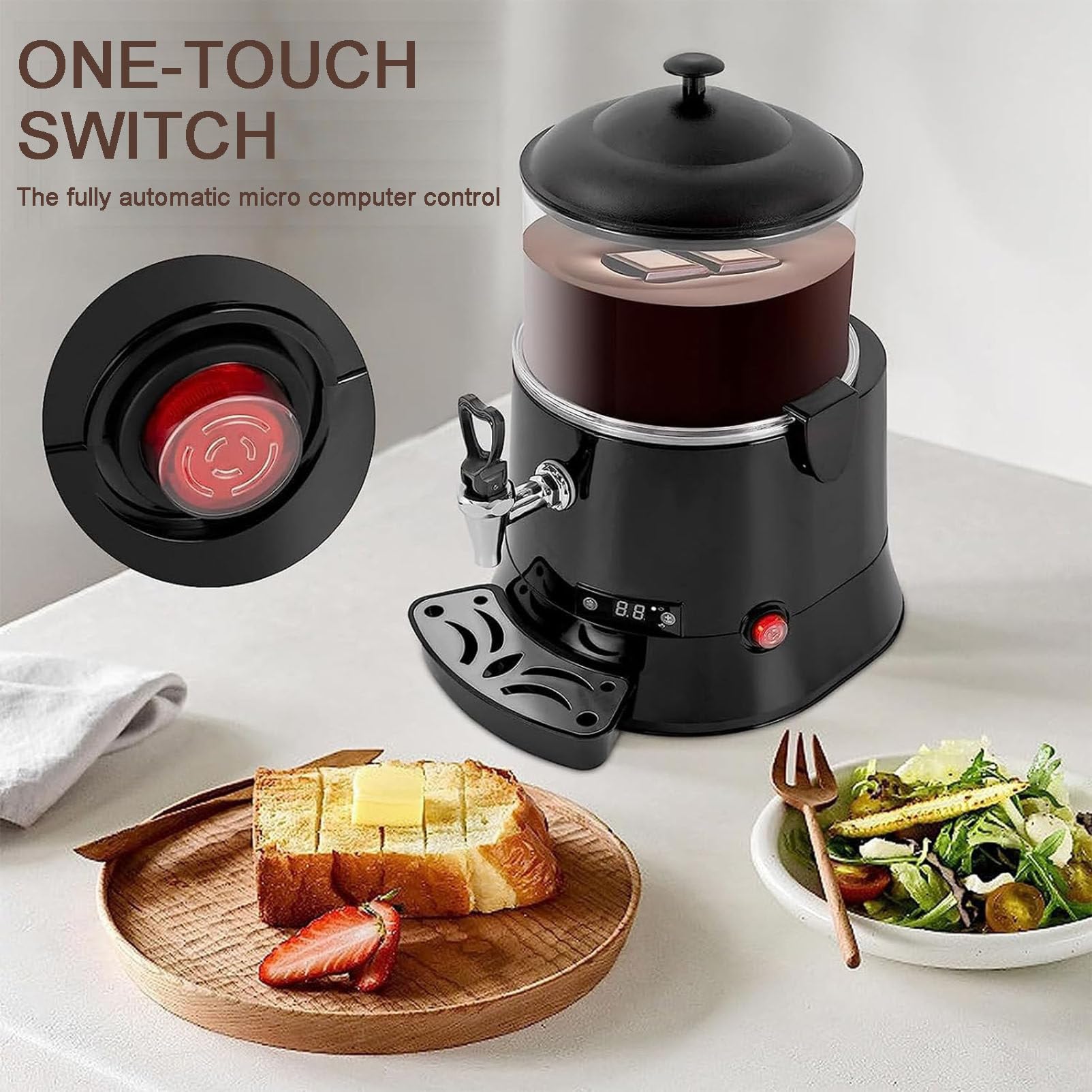 Amazon.co.jp: チョコレートホットドリンク機、ホットメルトマシン