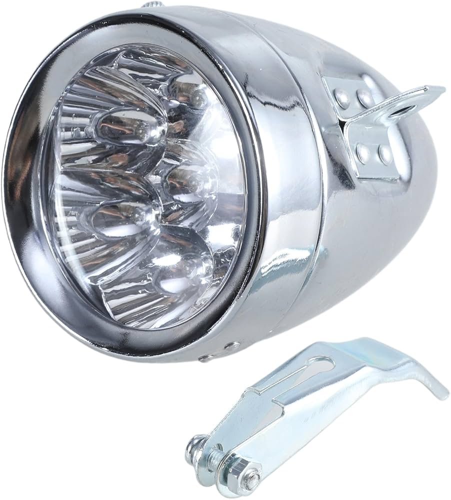 Amazon | ヴィンテージレトロ自転車バイクフロントライトランプ 7 LED