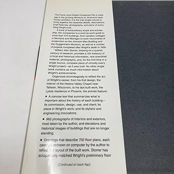 The Frank Lloyd Wright Companion: Storrer, William Allin