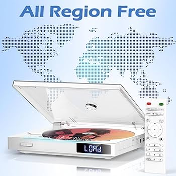 Amazon | スマートテレビ用ミニDVDプレーヤー、リージョンフリーDVD