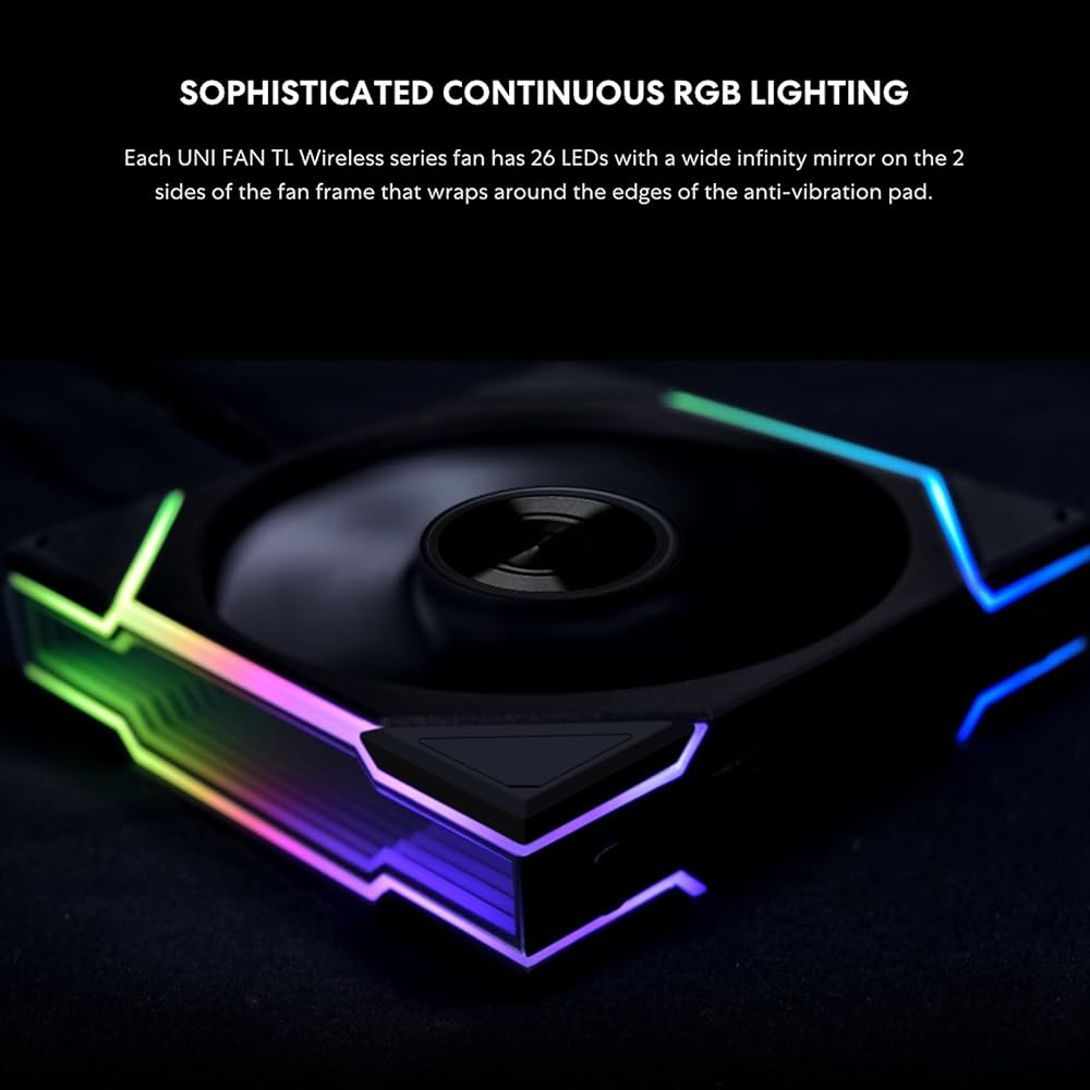 Amazon.com: Lian Li UNI Fan TL LCD Wireless 120-Triple Pack-2.4