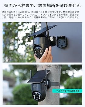 Amazon.co.jp: 「新モデルソーラー高効率発電・500万高画素・ 固定