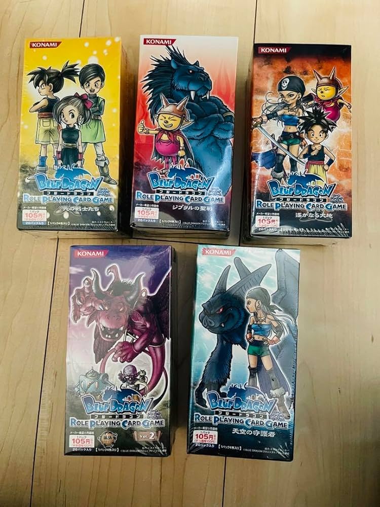 Amazon.co.jp: ブルードラゴン ロールプレイングカードゲーム box 5つ