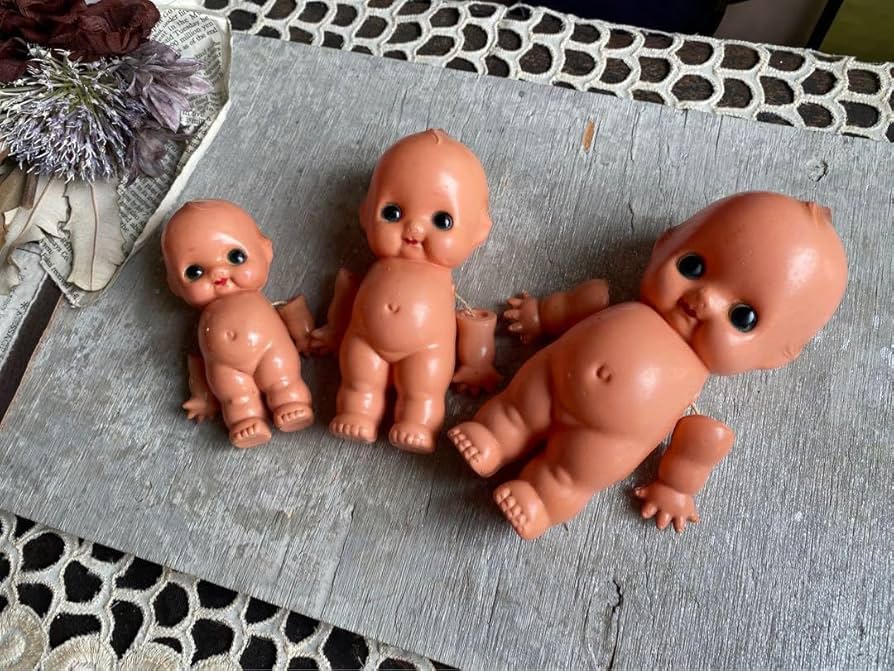 Amazon.co.jp: キューピー人形 セルロイド セット レトロ 当時物