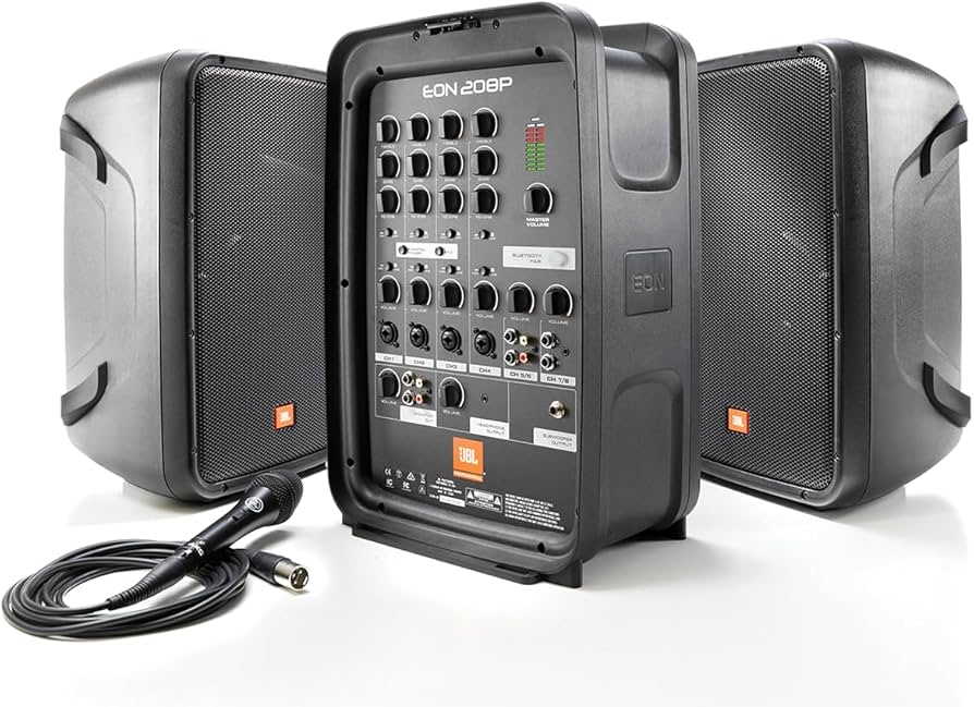 Amazon | JBL EON208P ポータブルPAシステム Bluetooth対応 (スタンド