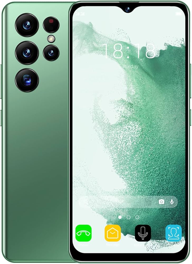 Amazon | 3G携帯電話、7.3インチフェイスロック解除スマートフォン16GB