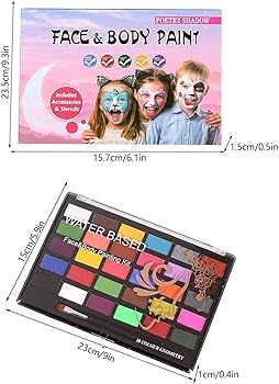 Amazon.co.jp: フェイスペイント,ボディペインティング子供用メイク