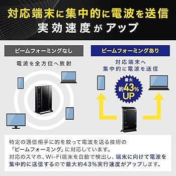 Amazon.co.jp: NEC 無線LAN WiFi ルーター dual band Wi-Fi5 (11ac