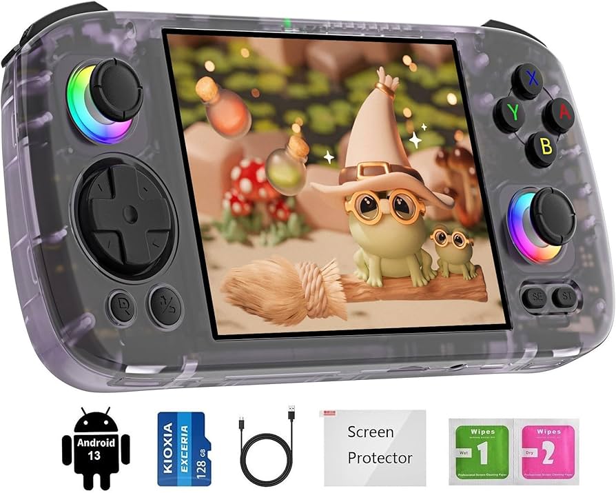 RG406H Retro Handheld Game Console , 4.0 Inch IPS Screen Linux