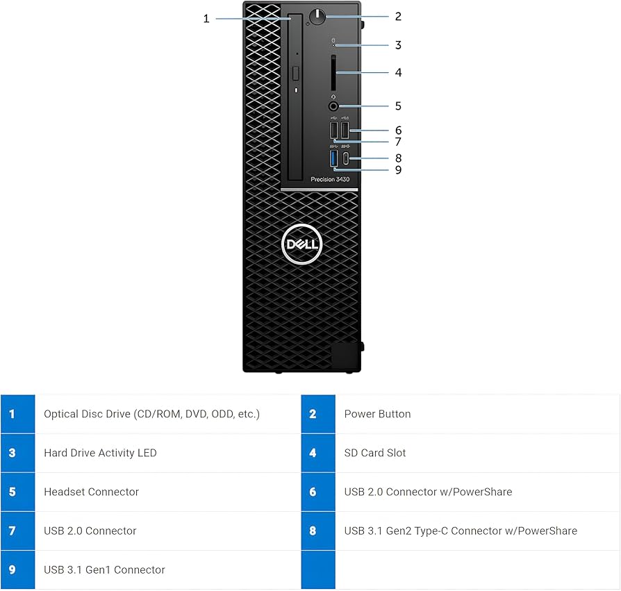 Amazon.com: Dell Precision 3430-SFF, Core i5-8500 3.0GHz, 16GB RAM