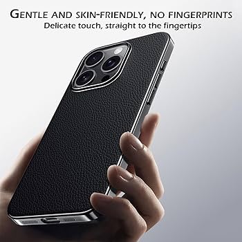 Amazon.co.jp: iPhone 16 Pro Max/16 Pro/16用本革ケース、フル