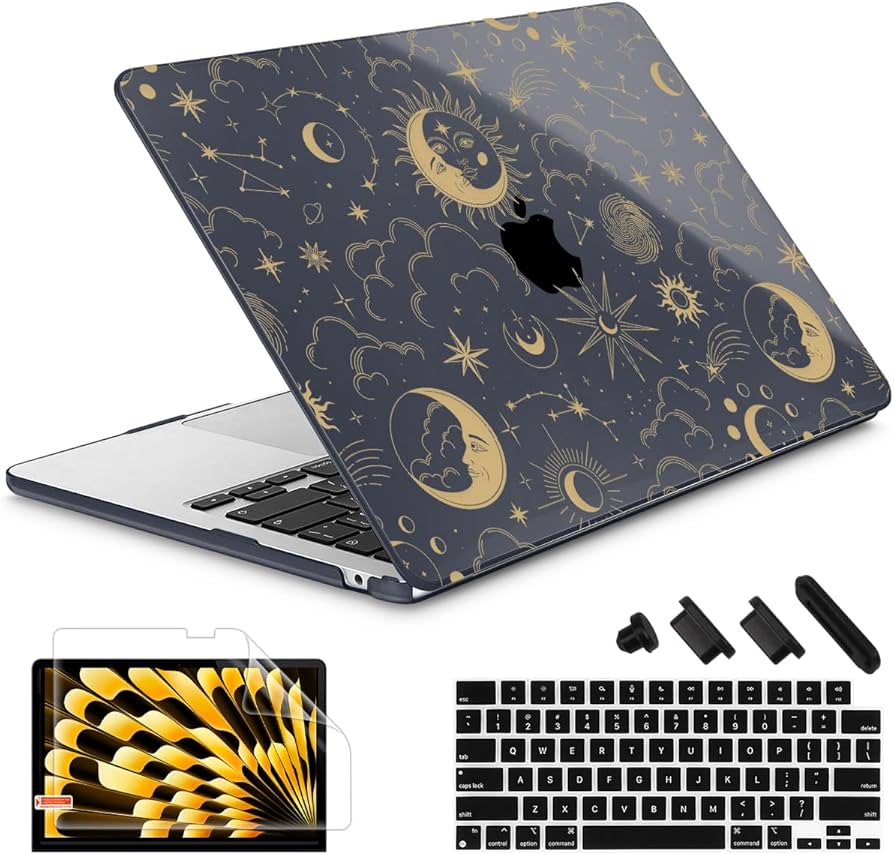 Amazon.com: Tuiklol for M5 MacBook Air 13.6 inch Case 2026 2025