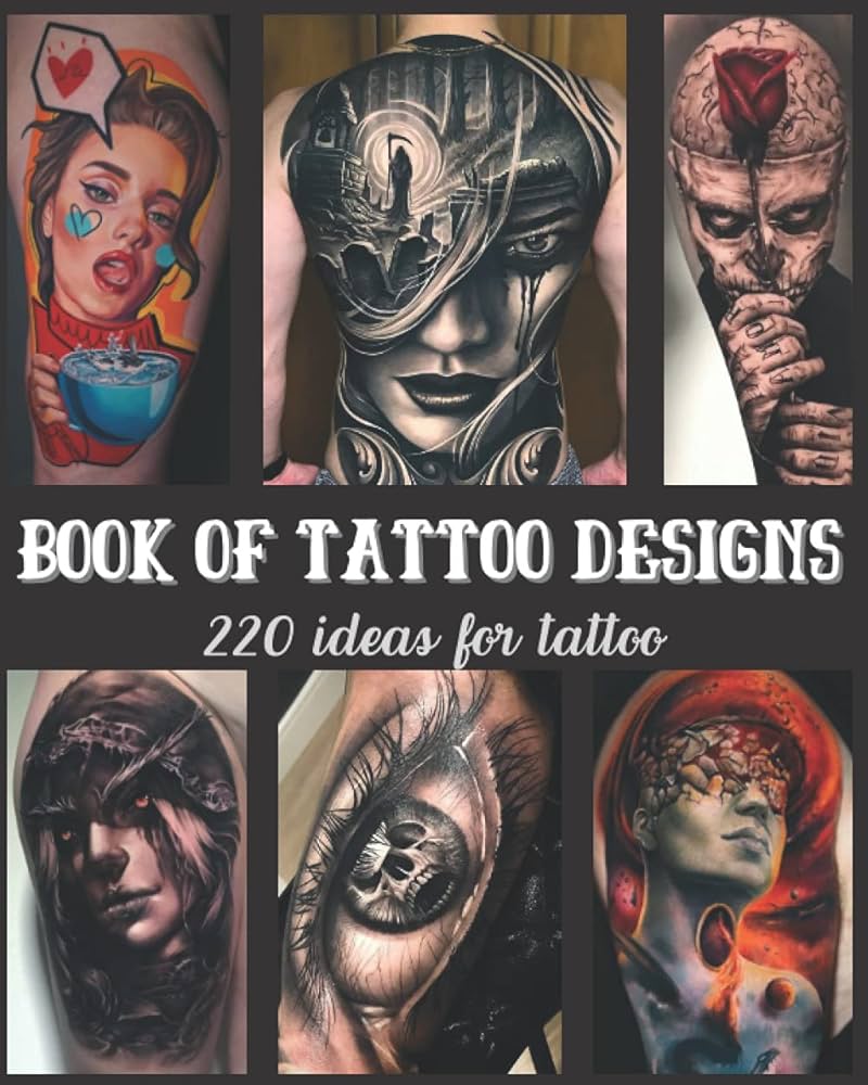 Book Of Tattoo Designs: 220 Ideas For Tattoo | Different Tattoo