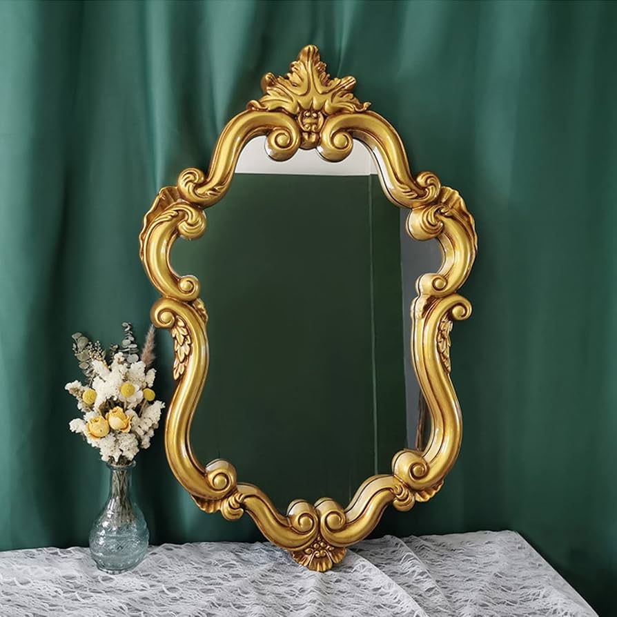 Amazon.co.jp: アンティークスタイルミラー、装飾化粧鏡、ヴィンテージ