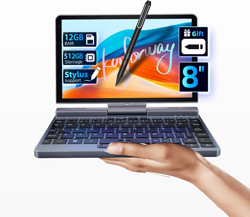 Amazon.co.jp: KOOFORWAY 8インチ Utral Pocket Pc タッチスクリーン