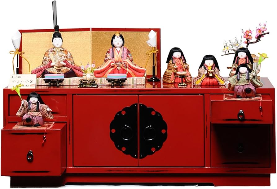 Amazon | 【雛人形】【木目込収納】木目込人形：やよい小箱：柿沼東光