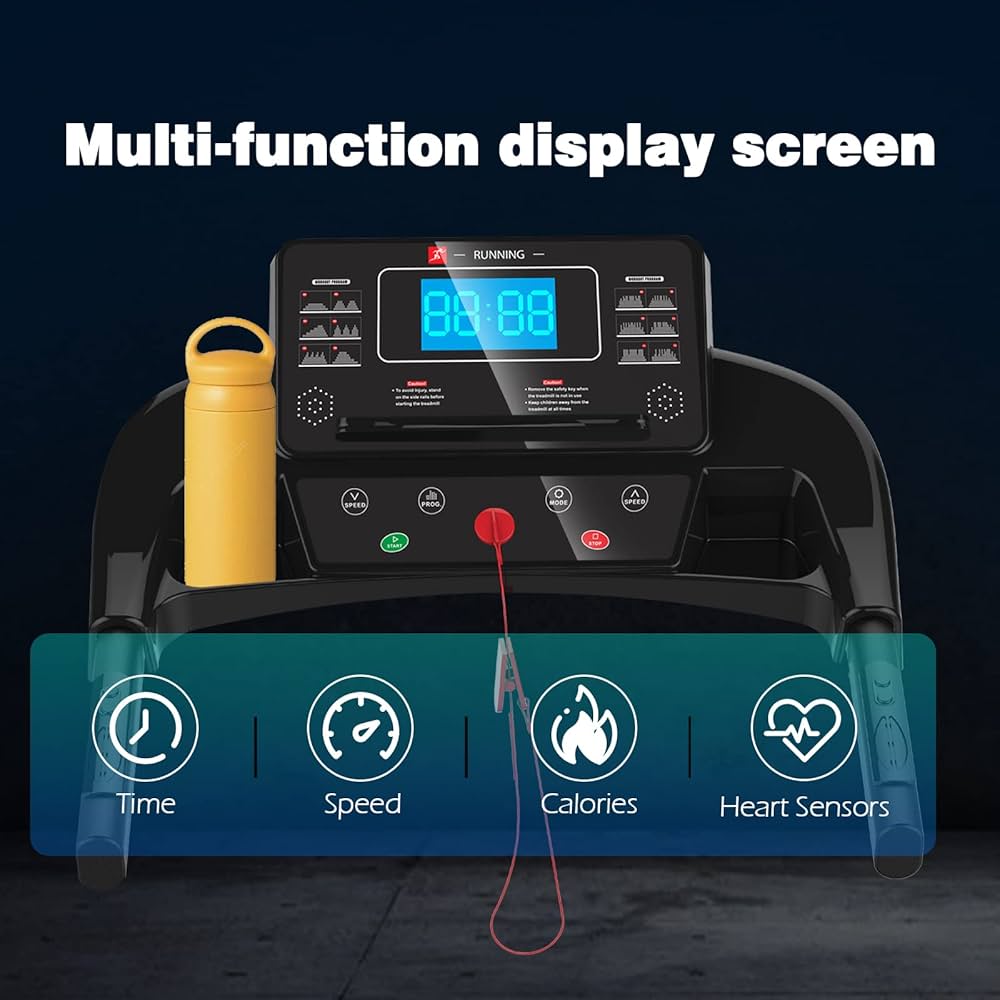 Amazon | ホーム 折りたたみ式 トレッドミル 傾斜付き 折りたたみ式ト