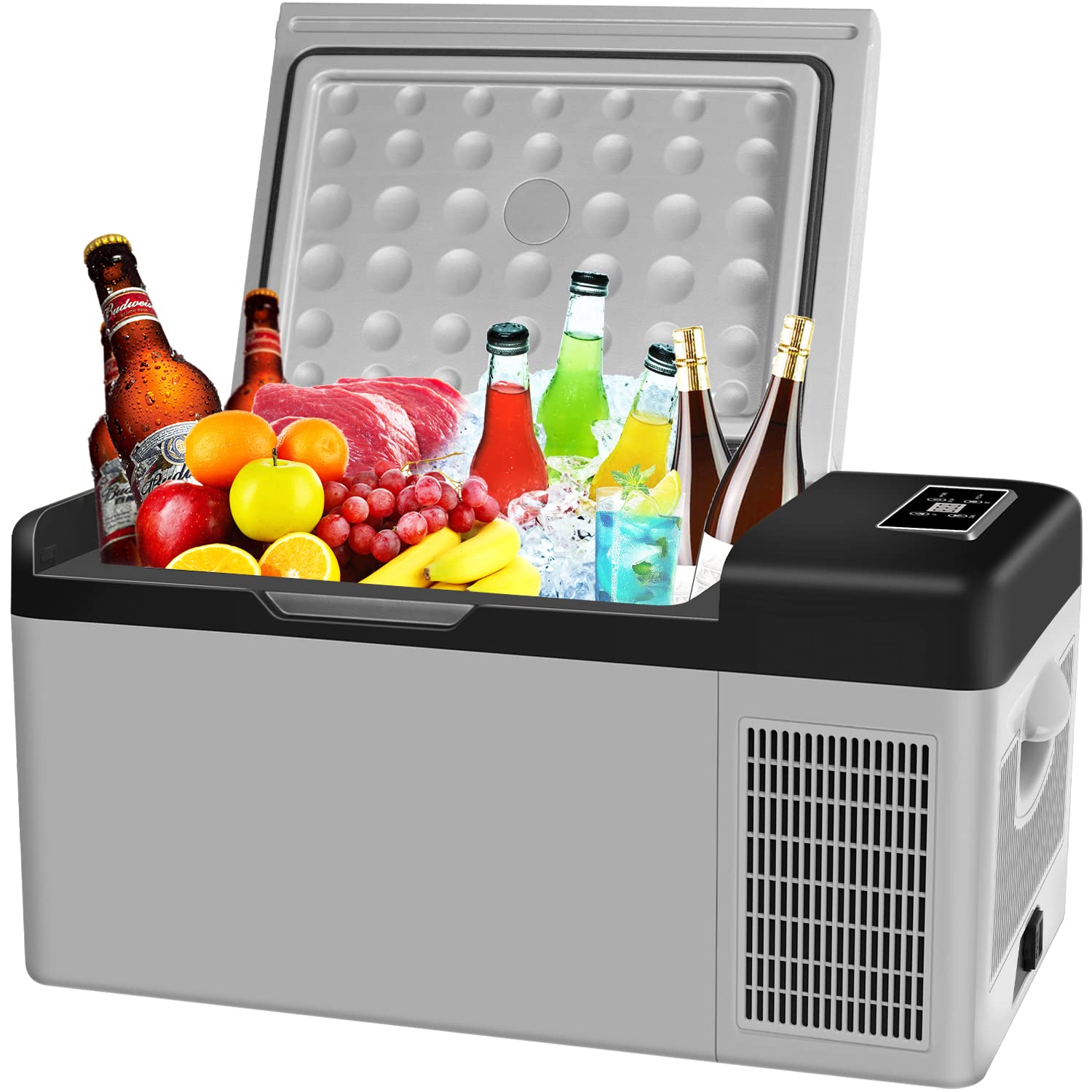 Amazon.co.jp: Sumeriy 車載冷蔵庫 18L -20℃～20℃ 急速冷凍 2WAY電源