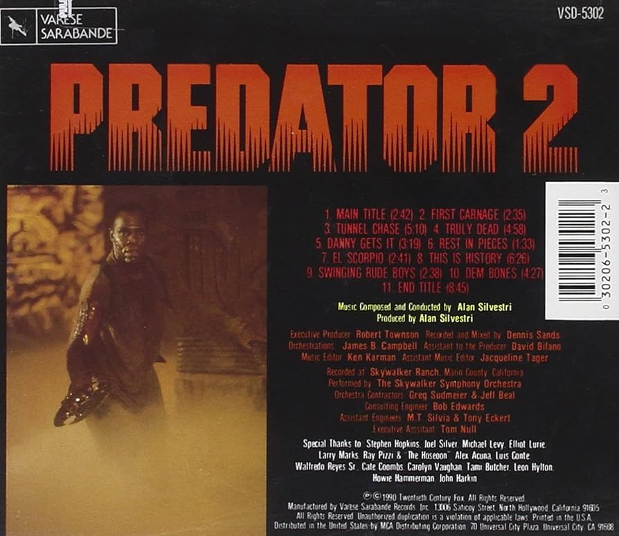 Amazon.co.jp: Predator 2: Original Motion Picture Soundtrack