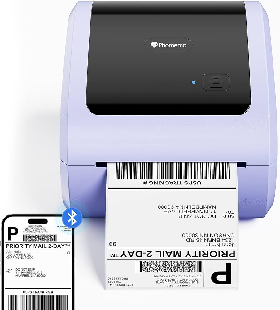 Amazon.co.jp: Phomemo D520-BT 感熱ラベルライター Bluetooth接続 4